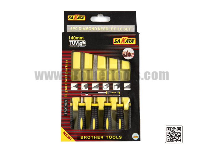 6pcs Diamond Needle File Set