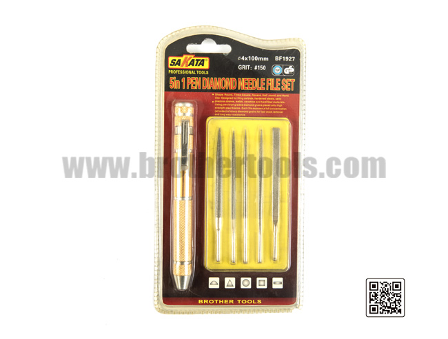 5 in 1 Pen Diamond Needle File Set