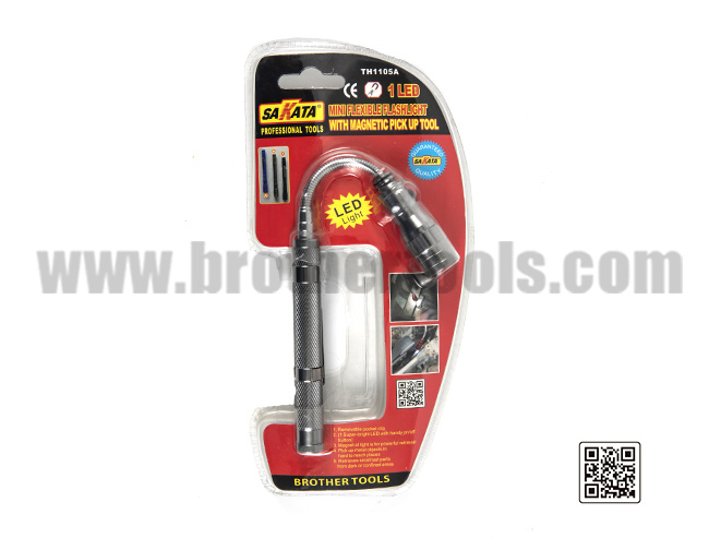 Mini Flexible Flashlight  With Magnetic  Pick Up Tool