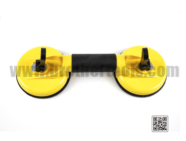 Double claw vacuum rubber glass sucker for tile ceramic installation tools