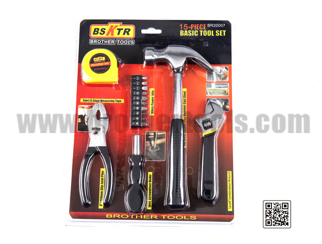 15pcs Basic Tool Set