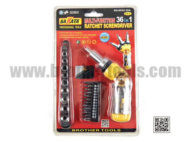 MULTHFUNGTION 36in1  RATCHET SCREWDRIVER