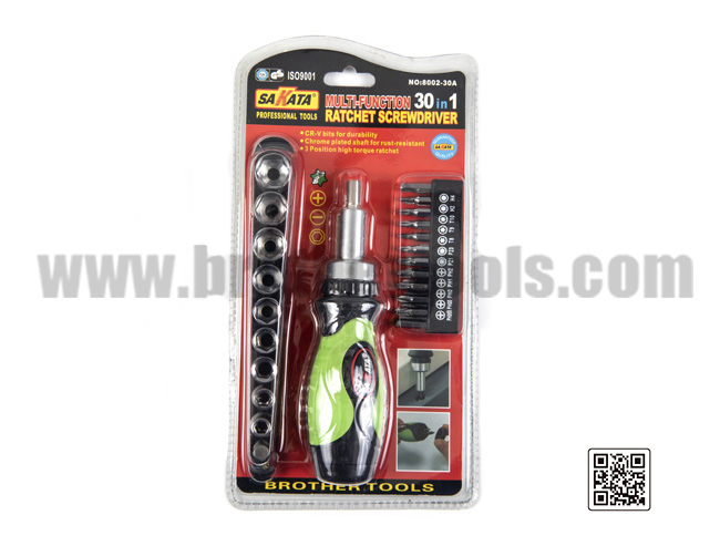 MULTI FUNCTION 30in1 RATCHET SCREWDRIVER